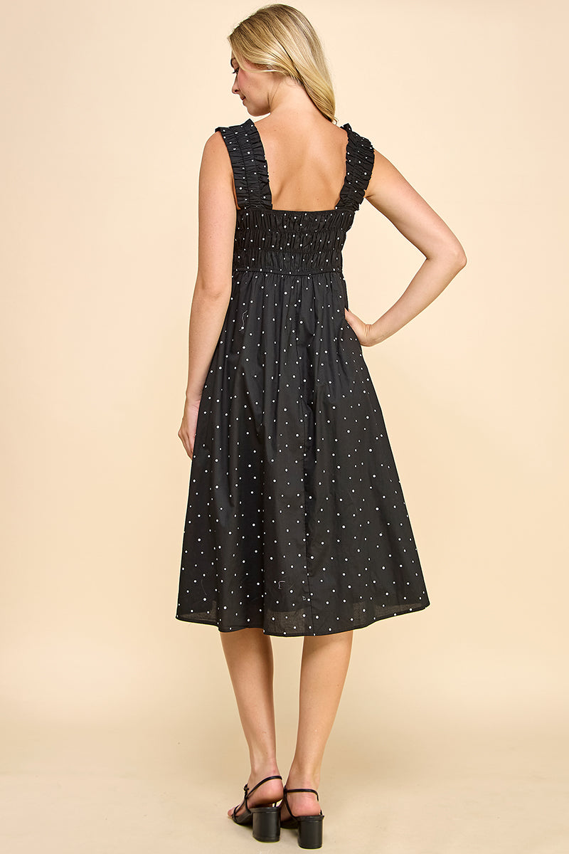 REMI011 - Polkadot Midi Dress
