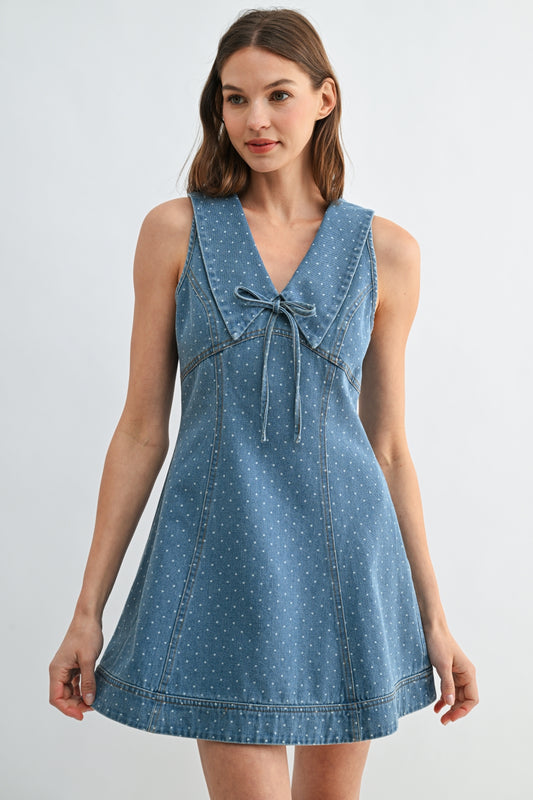 RD353_DENIM POLKA