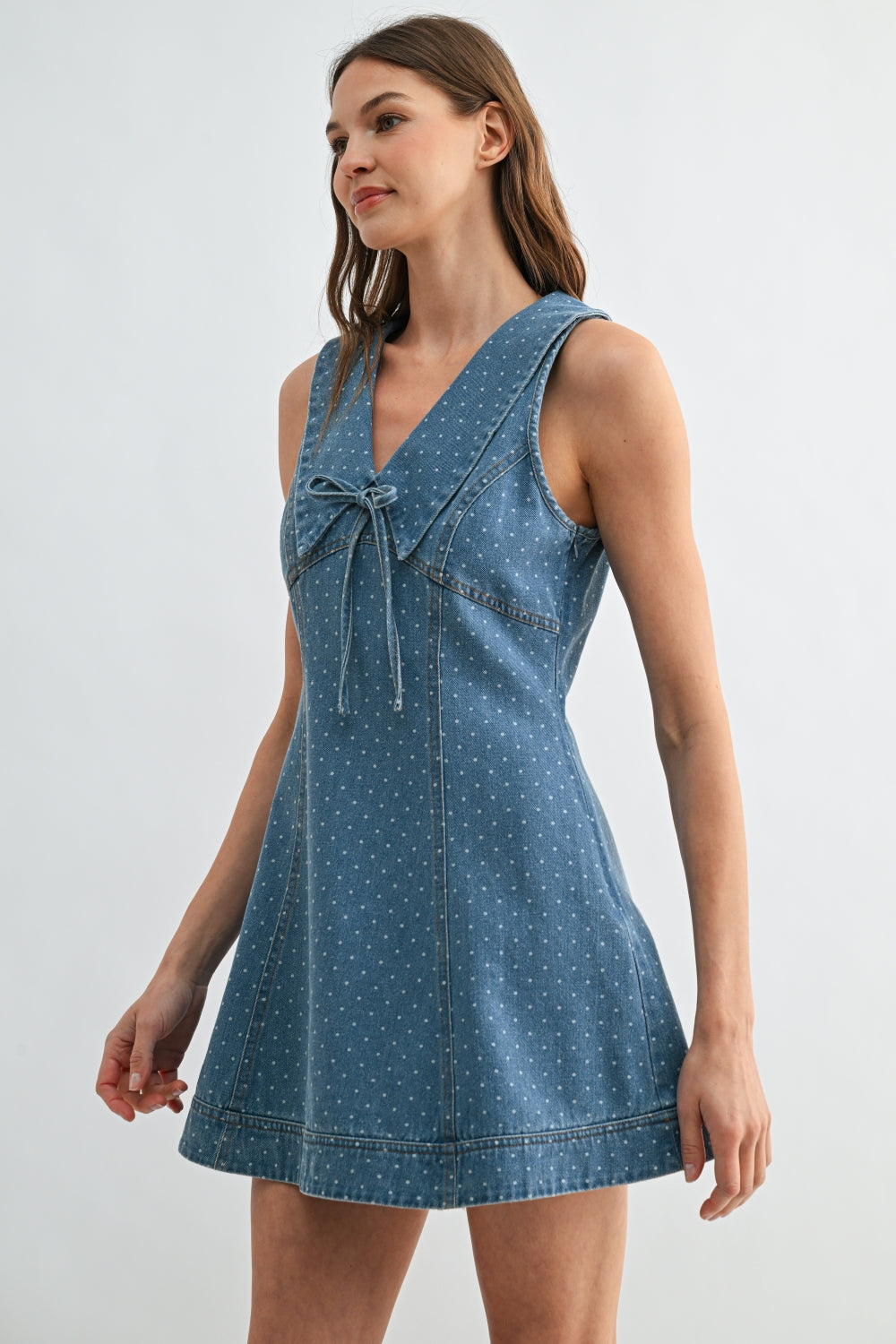 RD353_DENIM POLKA
