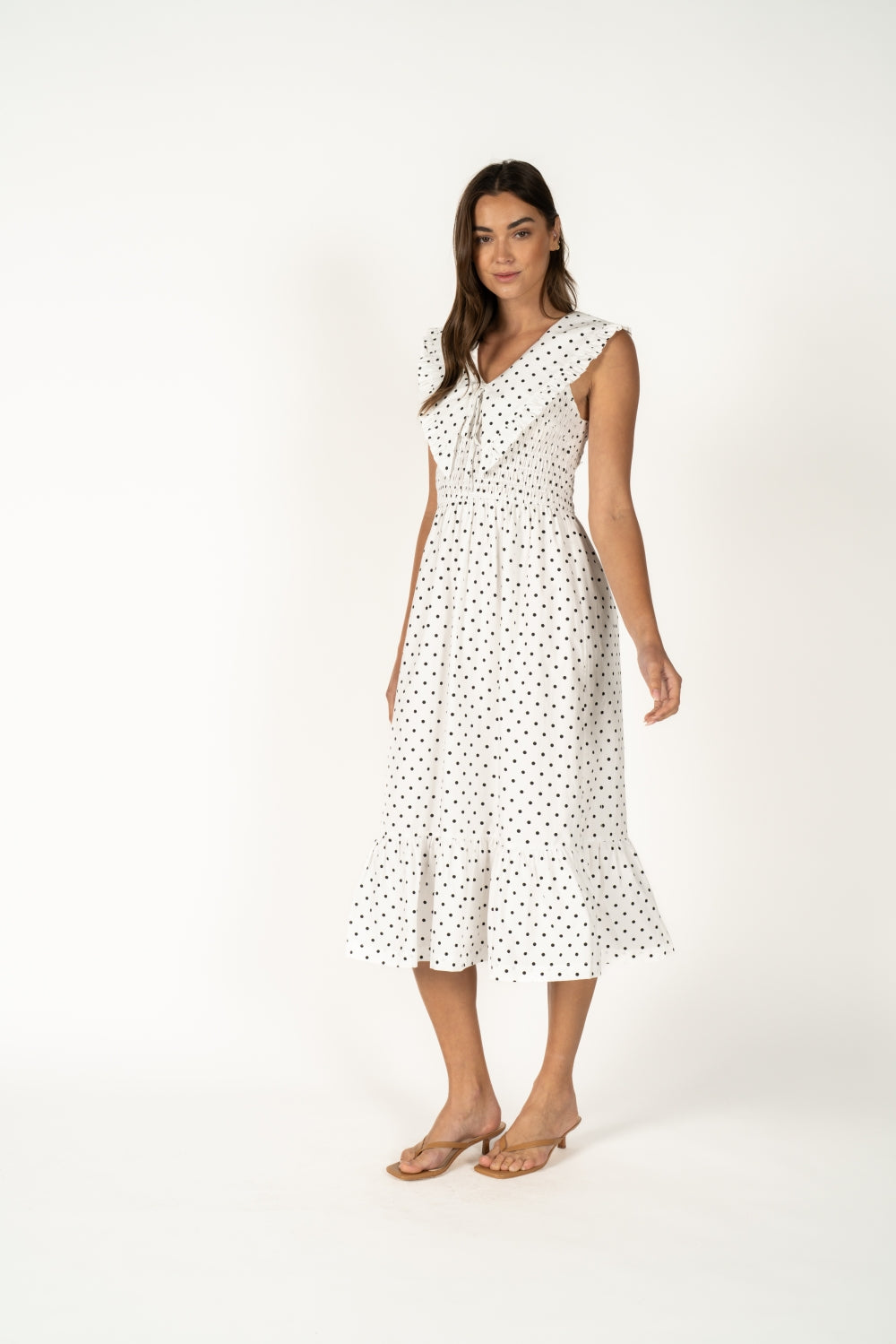RD253_WHITE BLACK POLKA