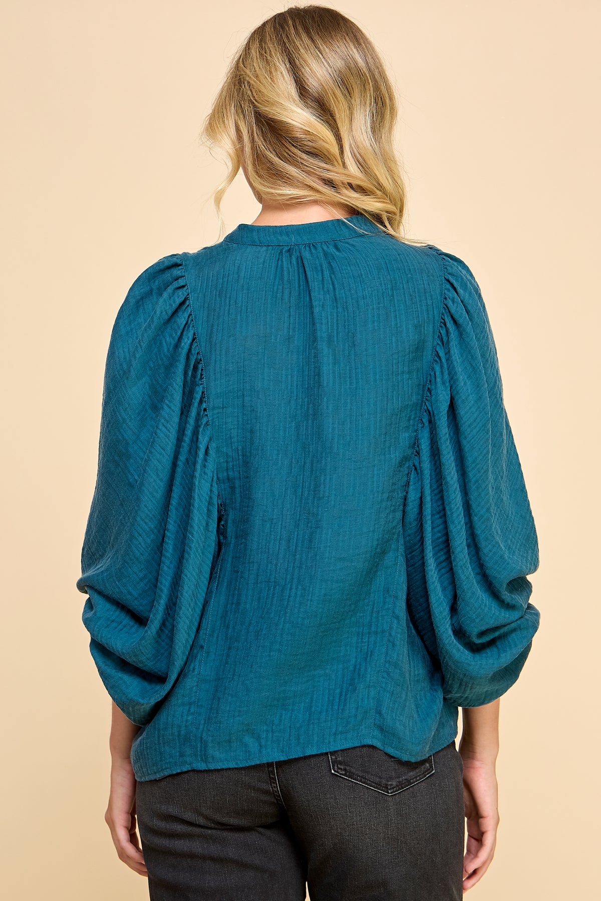 Big Sleeve Button Down Blouse RT129