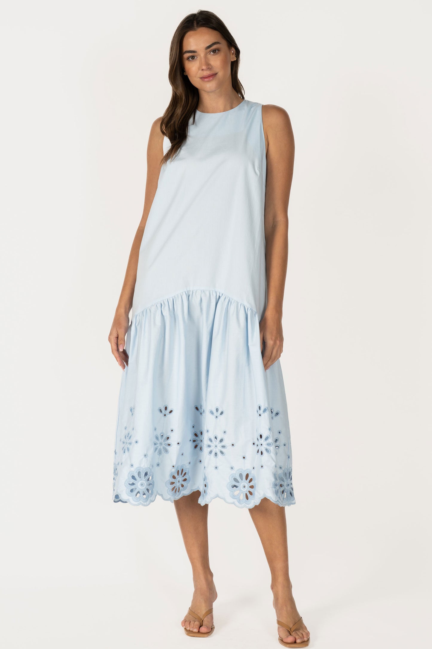 Cotton Cropped Sleeveless Top RT210