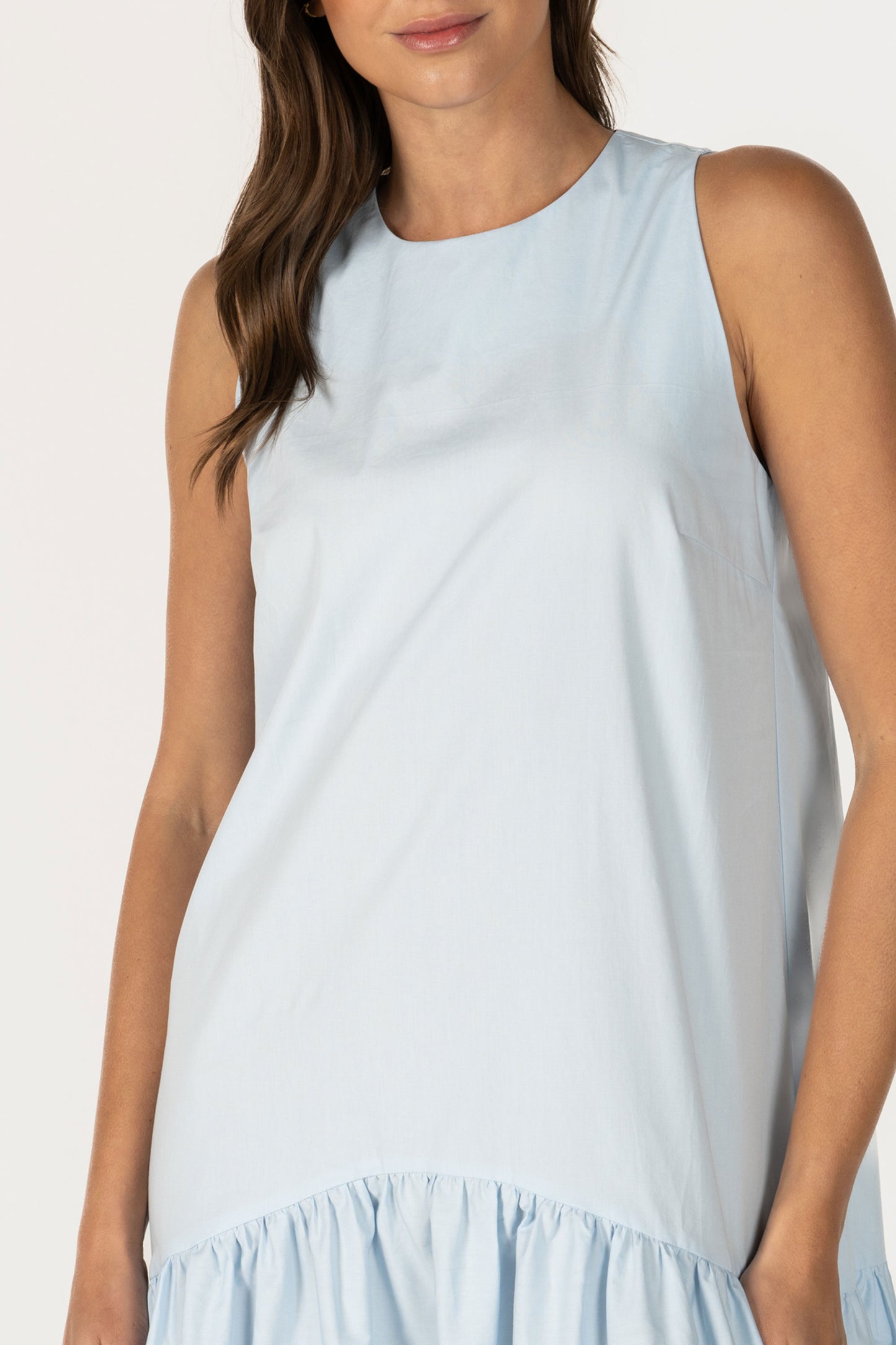 Cotton Cropped Sleeveless Top RT210