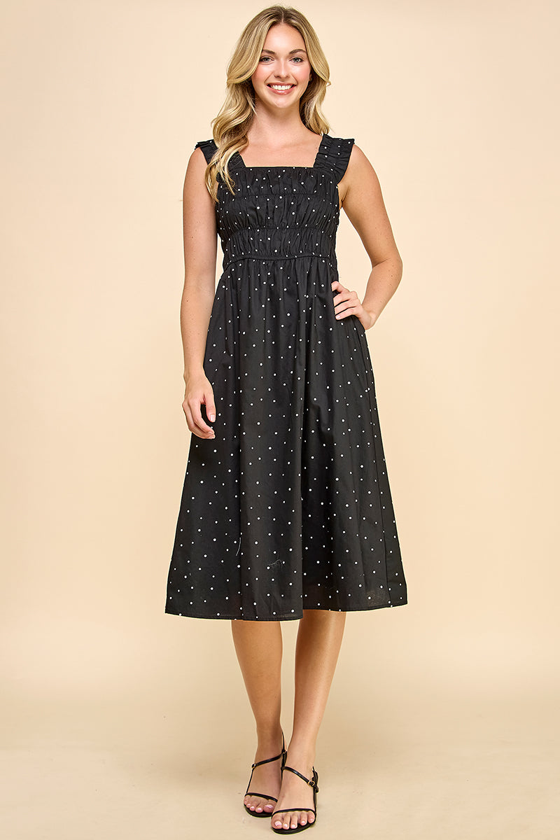 REMI011 - Polkadot Midi Dress