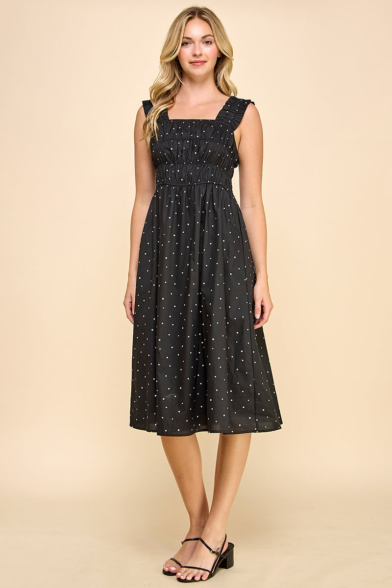 REMI011 - Polkadot Midi Dress