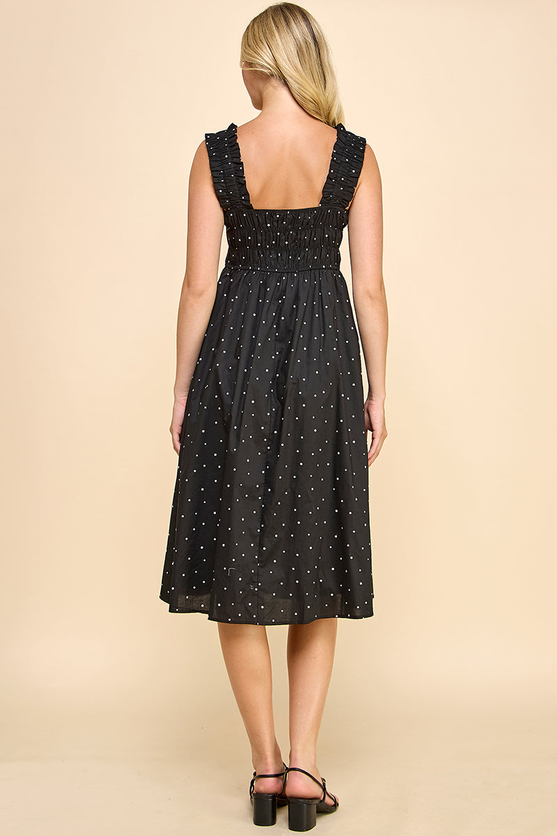 REMI011 - Polkadot Midi Dress