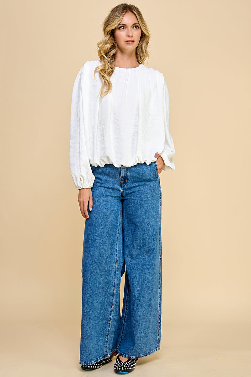RT127 - Ruched Blouse