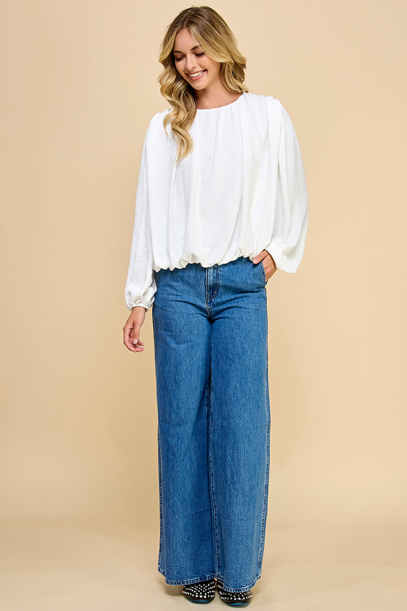 RT127 - Ruched Blouse