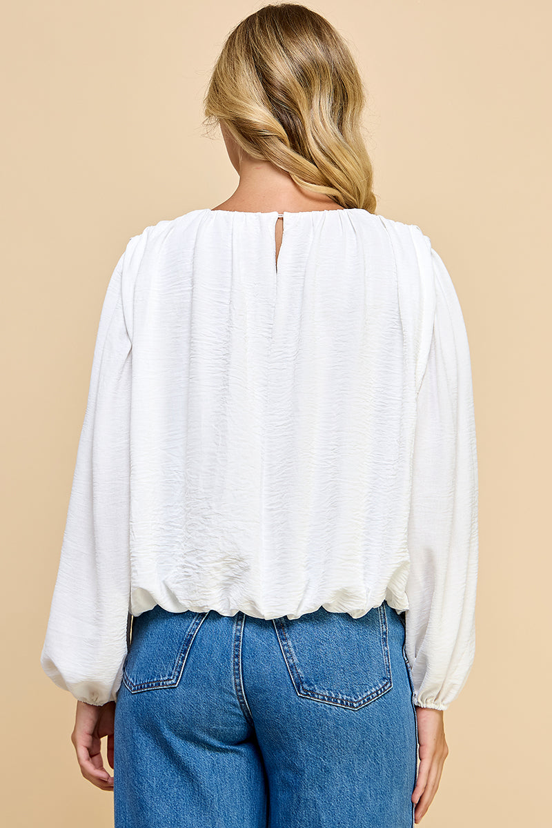 RT127 - Ruched Blouse