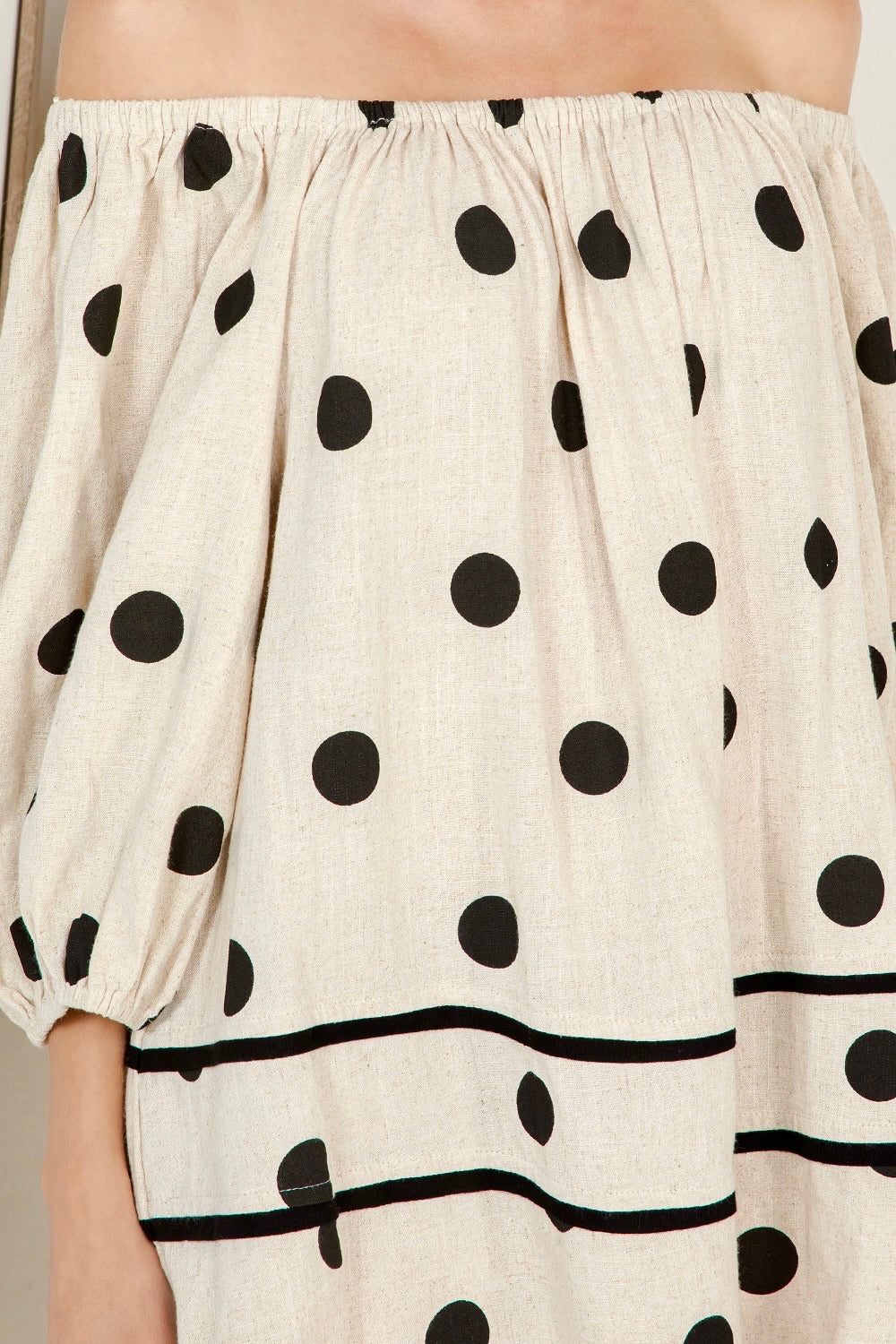 Polka Dot Shift Mini Dress