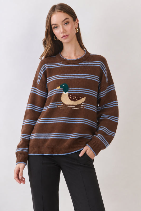 RST241_MOCHA BLUE STRIPE