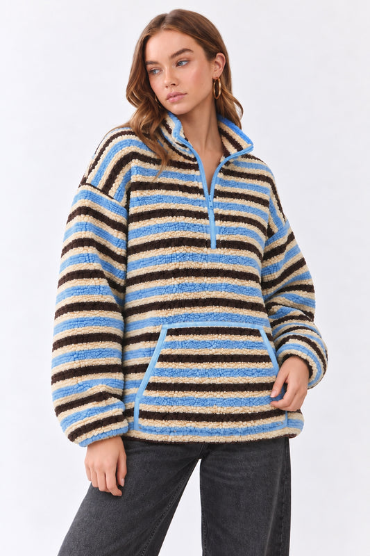 RT297_BROWN MULTI STRIPE